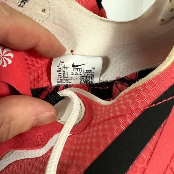 Nike React Element 55 SE Ember Glow Sneakers Shoes CI3831-800 Men SZ 11.5 - Picture 7 of 7